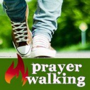 Prayer walking underway